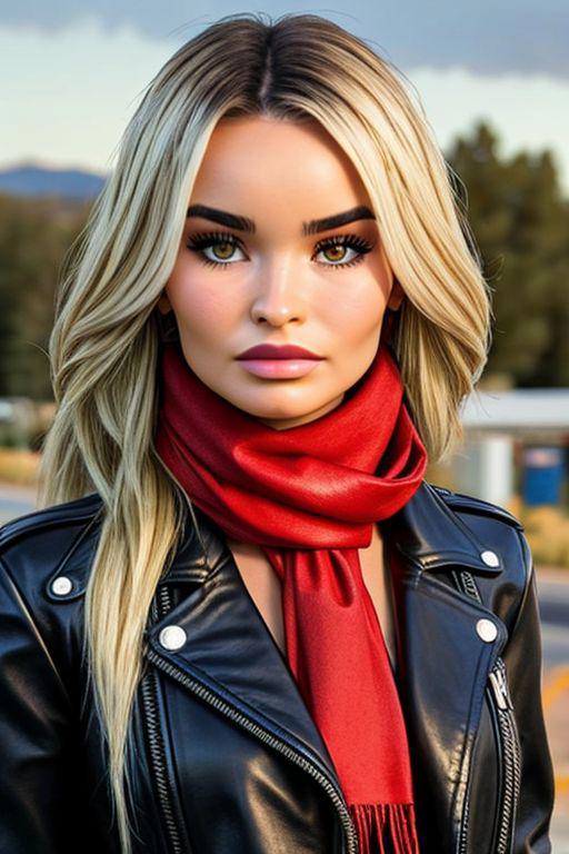 03651-2138157857-Picture, high quality, half body shot, SFW, biker Koh_MadiEdwardsV2-140, wearing a black leather jacket, red scarf, roadside gas - kopie.jpg